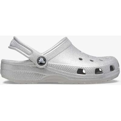 Girl's Crocs Girls Classic Glitter Clog in Silver - Multi - Size: EU 20 - 21 uk 5 us 5 Girl's Crocs Girls Classic Glitter Clog in Silver - Multi - Size: EU 20 - 21 uk 5 us 5