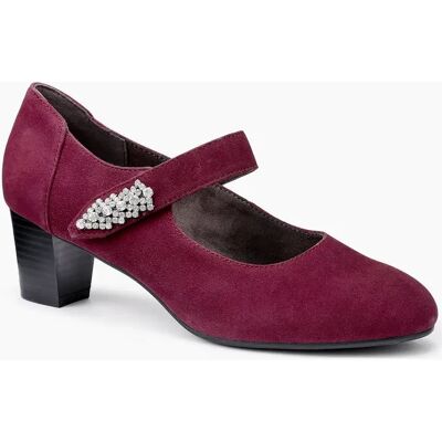 Hotter Women's Duet Mary Jane Court Shoes - Red - Size: 6 Hotter Women's Duet Mary Jane Court Shoes - Red - Size: 6