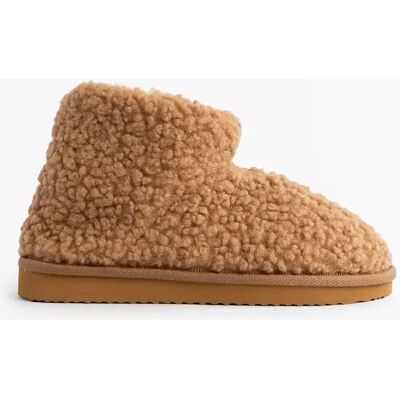 Jojoe Women's Jo & Joe TEDDY Womens Bootie Slippers Tan - Brown - Size: 5 Jojoe Women's Jo & Joe TEDDY Womens Bootie Slippers Tan - Brown - Size: 5
