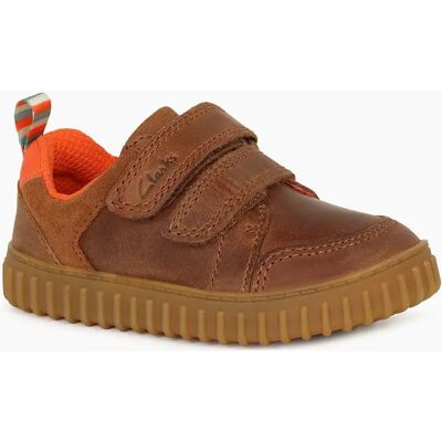 Clarks Boy's Cove Pop T Boys First Shoes - Brown - Size: 5/G (Wide) Clarks Boy's Cove Pop T Boys First Shoes - Brown - Size: 5/G (Wide)