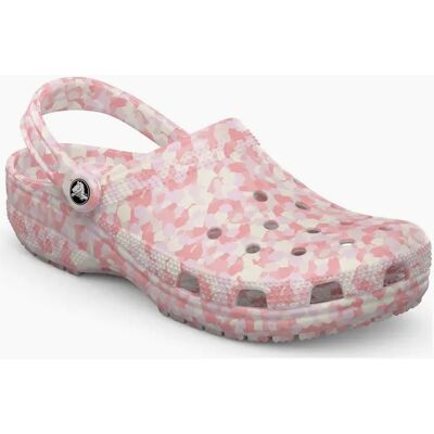 Women's Crocs Classic Confetti Thermoplastic Women's Pink Milk/Mulit Clogs - Size: UK 8 / eu 42-43 / us m9w11 Women's Crocs Classic Confetti Thermoplastic Women's Pink Milk/Mulit Clogs - Size: UK 8 / eu 42-43 / us m9w11