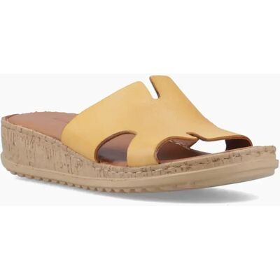 Women's Hush Puppies Eloise Leather Women's Mustard Sandals - Brown - Size: 3 Women's Hush Puppies Eloise Leather Women's Mustard Sandals - Brown - Size: 3