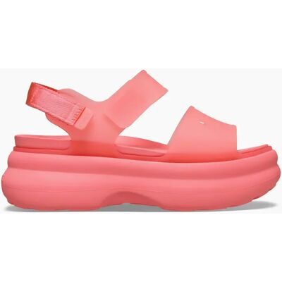Women's Crocs SOHO FROSTED Womens Platform Sandals Guava - Pink - Size: 7 Women's Crocs SOHO FROSTED Womens Platform Sandals Guava - Pink - Size: 7