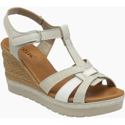 Lotus Women's Cavallo Womens Wedge Sandals - Tan - Size: 4 Lotus Women's Cavallo Womens Wedge Sandals - Tan - Size: 4