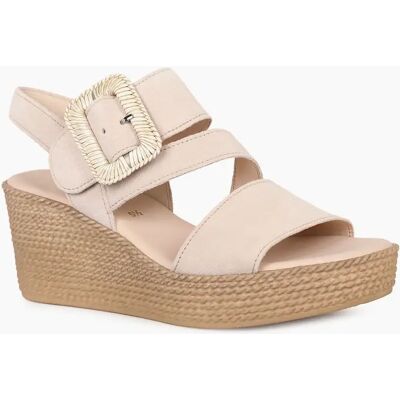 Gabor Women's Embrace Womens Wedge Sandal - Tan - Size: 7 Gabor Women's Embrace Womens Wedge Sandal - Tan - Size: 7