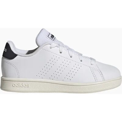 Adidas Advantage K Lace Up Low Top Sneakers - White - Size: C12.5 31 Adidas Advantage K Lace Up Low Top Sneakers - White - Size: C12.5 31