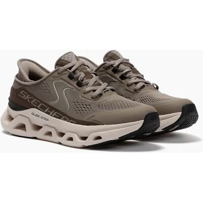 Women's Skechers Slip-Ins Glide Step Altus Mesh Women's Khaki Trainers - Grey - Size: 5 Women's Skechers Slip-Ins Glide Step Altus Mesh Women's Khaki Trainers - Grey - Size: 5