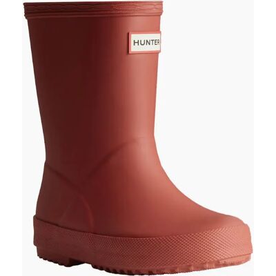 Hunter Girl's Kids First Wellingtons - Military Red Rubber - Size: 9 years/9 Hunter Girl's Kids First Wellingtons - Military Red Rubber - Size: 9 years/9