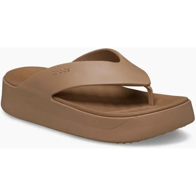 Crocs Women's Getaway Platform Flip Womens Sandals - Brown - Size: 8 Crocs Women's Getaway Platform Flip Womens Sandals - Brown - Size: 8