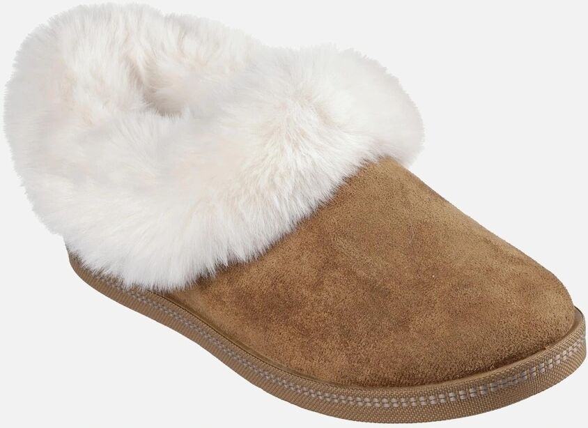 Women's Skechers Womens Cozy Campfire Suede Memory Foam Clog Style Slipper - Brown - Size: 6