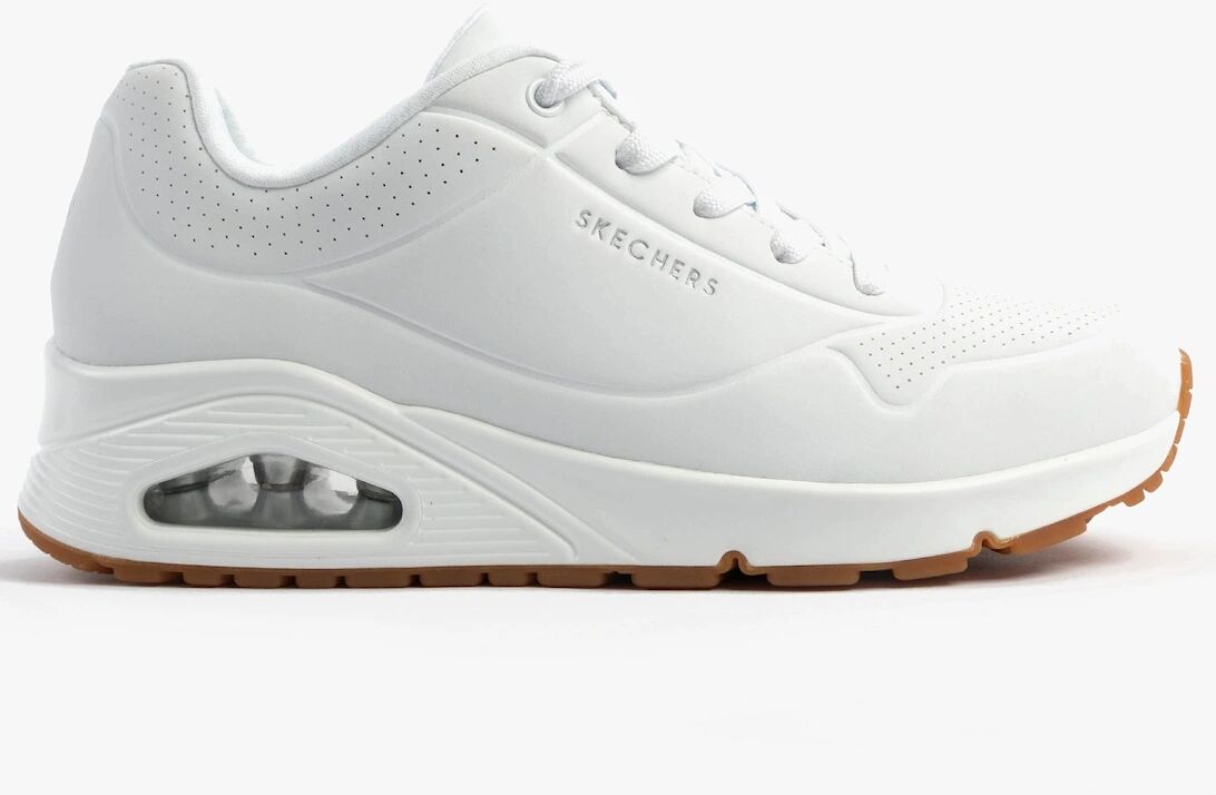 Women's Skechers 73690/WHT UNO - STAND ON AIR Womens Trainers White - Size: 5