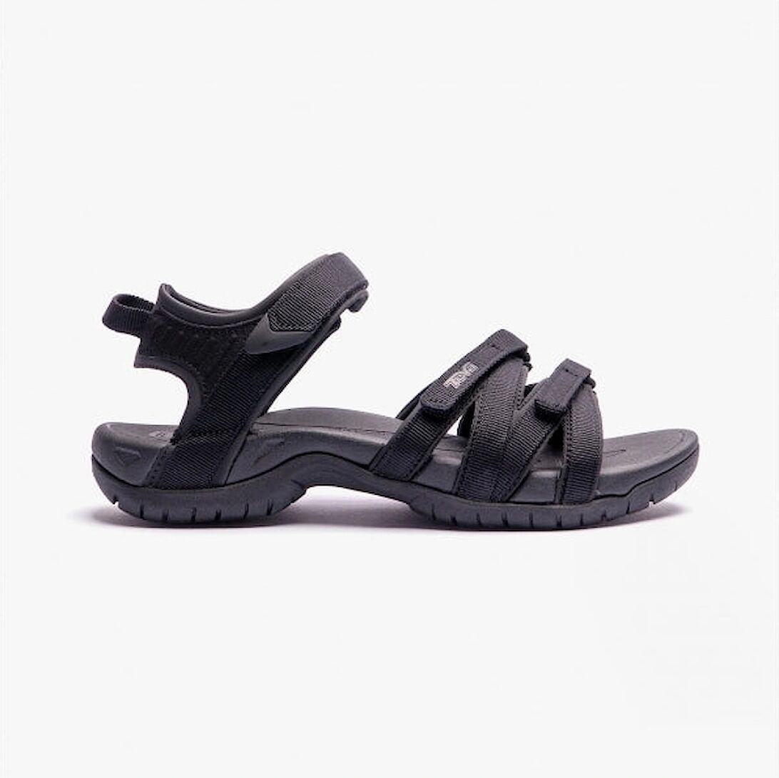 Women's Teva TIRRA Womens Strappy Sandals Black/Black - Size: 4