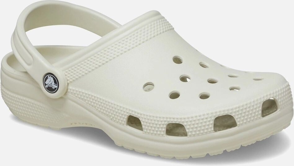 Women's Crocs Classic Clog Synthetic Linen Clogs - Cream - Size: UK 7 / eu 41-42 / us m8-w10