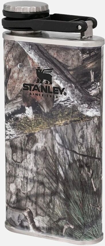 Stanley 0.23L Classic Easy Fill Wide Mouth Travel Hip Flask - Mossy Oak - Size: ONE size