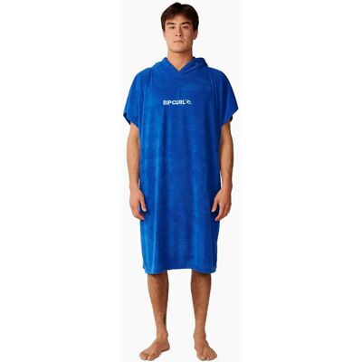 Ripcurl Rip Curl Mens Brand Hooded Towel Poncho - Electric Cobalt - Size: ONE size Ripcurl Rip Curl Mens Brand Hooded Towel Poncho - Electric Cobalt - Size: ONE size