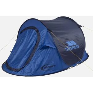 Trespass Swift2 Waterproof Two Person Pop Up Camping Tent - 245 x 145 x 100cm - Blue - Size: ONE size