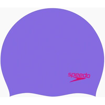 Speedo Childrens/Kids Silicone Moulded Swimming Cap - Purple - Size: ONE size Speedo Childrens/Kids Silicone Moulded Swimming Cap - Purple - Size: ONE size
