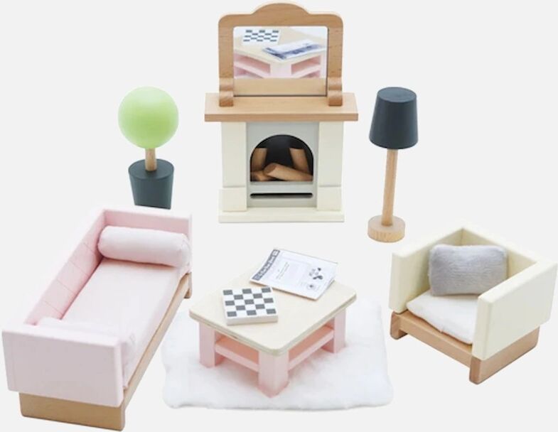 Le Toy Van Dolls House Living Room 19 Piece