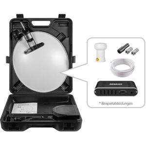 Megasat Mobile Satellite System With HD Receiver In Camping Case