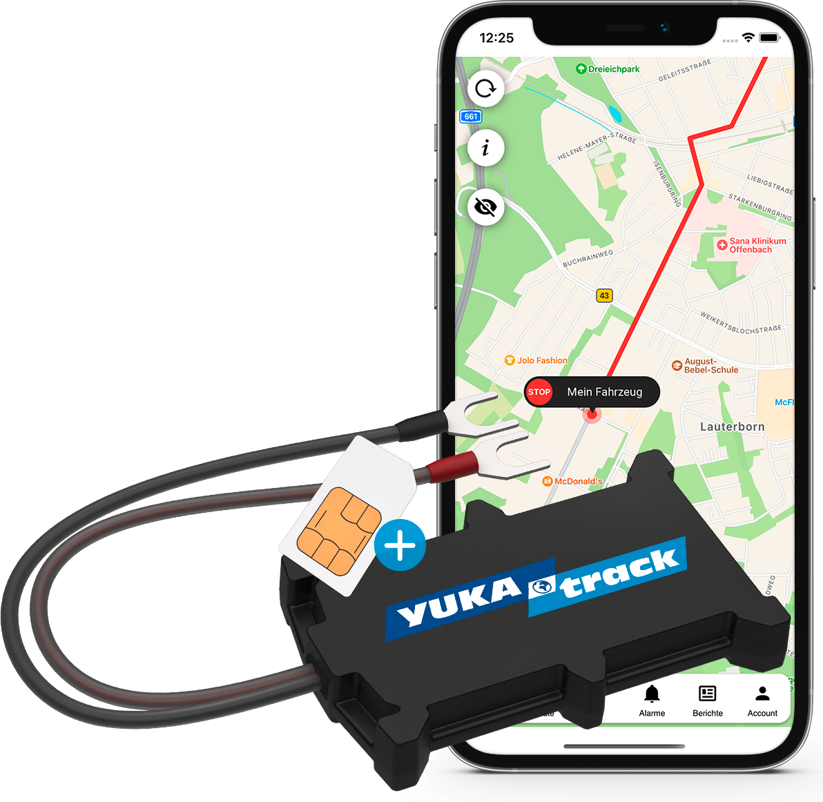 Yukatrack EasyWire GPS Tracking Box With SIM Card Included