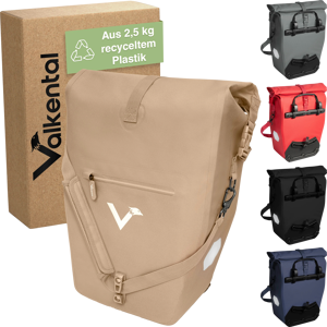 Valkental ValkOcean Luggage Carrier Bag 28 Liters Beige