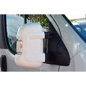 Milenco Mirror Protective Cap For Fiat Ducato, Peugeot Boxer And Citroen Relay 2 Pieces White