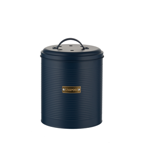 Typhoon Otto Collection Navy Compost Bin 2.5 Liters Navy Blue