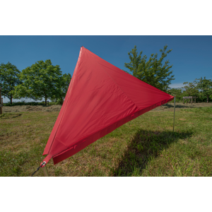 Bent Awning Zip Protect Canvas Single Red/RV Black