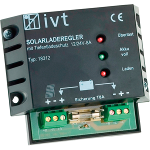 IVT Shunt Solar Charge Controller 12 V / 24 V 8 A