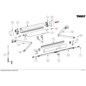 Thule Cap L+r 5102 Grey