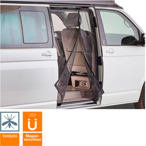 Mayr Planen Mosquito Net VanQuito VW T5 / T6 With Magnetic Zip Fastener Sliding Door Standard