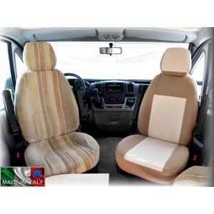 Ideatermica Mercury Seat Cover 2 Pieces Beige