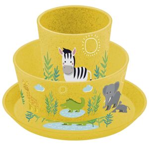 Koziol Organic Kids Set Children's Tableware Set 3 Pcs. Yellow