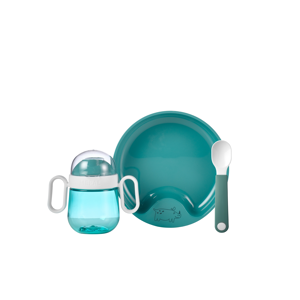 Mepal Mio Baby Tableware Set 3 Pieces Deep Turquoise