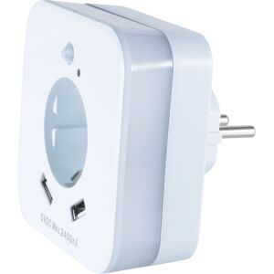 InnTec LED Night Light With Motion Sensor, Power Socket And USB Sockets