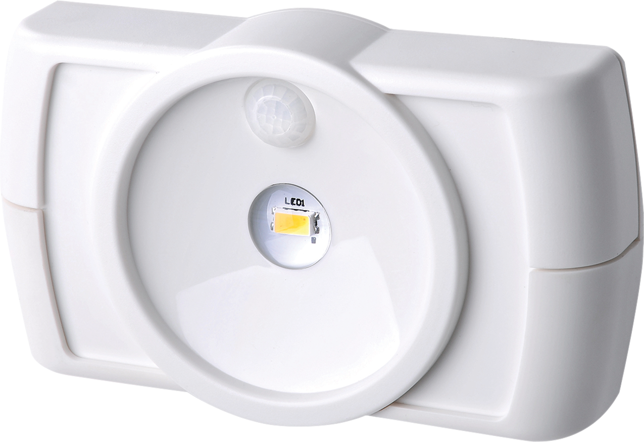 Mr Beams Mr. Beams MB850 LED Cabinet Under Cabinet Light With Motion Detector Battery Operated White