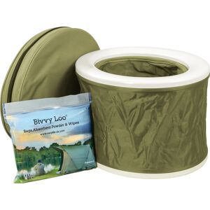 CarpLife Bivvy Loo Portable Camping Toilet Incl. Carrier Bag Green