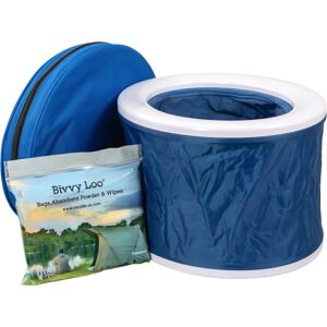 CarpLife Bivvy Loo Portable Camping Toilet Incl. Carrier Bag Blue