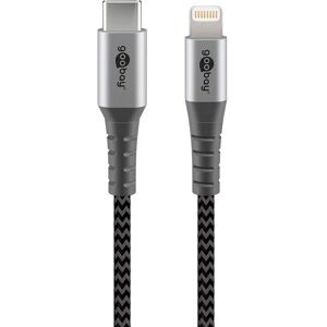 Goobay DAT Lightning USB-C Charge And Sync Full Metal Cable 2.0 M