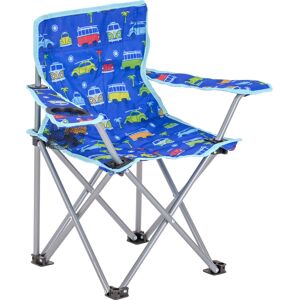 VW Collection T1 VW Camper Camping Stool For Children Blue