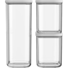 Mepal Modula Storage Jars Starter Set 3 Pieces 1000 / 1000 / 2000 Ml White