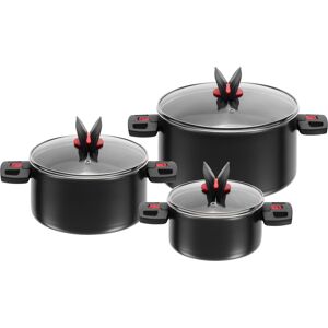 Ballarini Click & Cook Saucepan Set 3 Pcs.