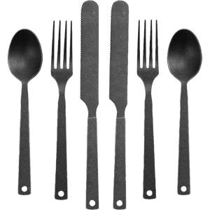 Barebones Cutlery Set 6 Pieces Matt