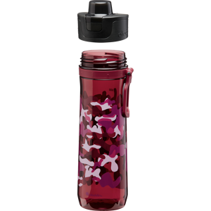 Aladdin Sports Tracker Drinking Bottle With Print 0.8 Liter Burgundy