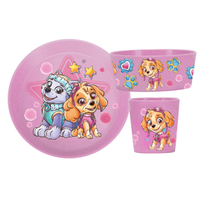 Koziol Connect Paw Patrol Tableware Set 3 Pieces Pink