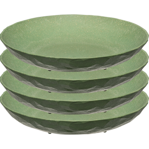 Koziol Club Plate Plate Deep 220 Mm Nature Leaf Green