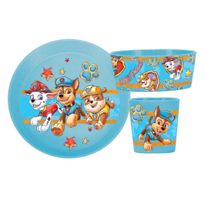 Koziol Connect Paw Patrol Tableware Set 3 Pieces Blue