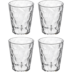 Koziol Set Of 4 Super Glass 250ml CLUB No. 1