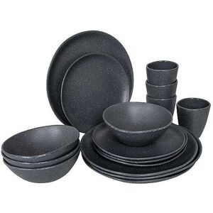 Bo-Camp Hoxton Tableware Set 16 Pieces Gray