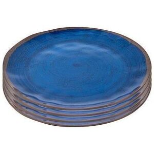 Bo-Camp Halo Breakfast Plate 4 Pieces Blue